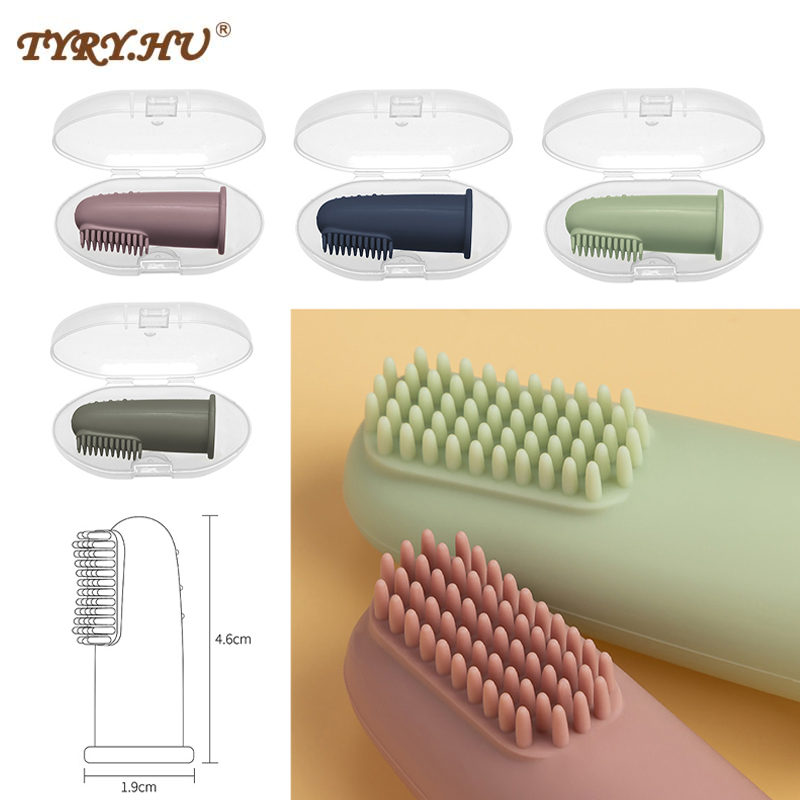 Health Wellness Gifts - Baby Soft Finger Toothbrush BPA Free