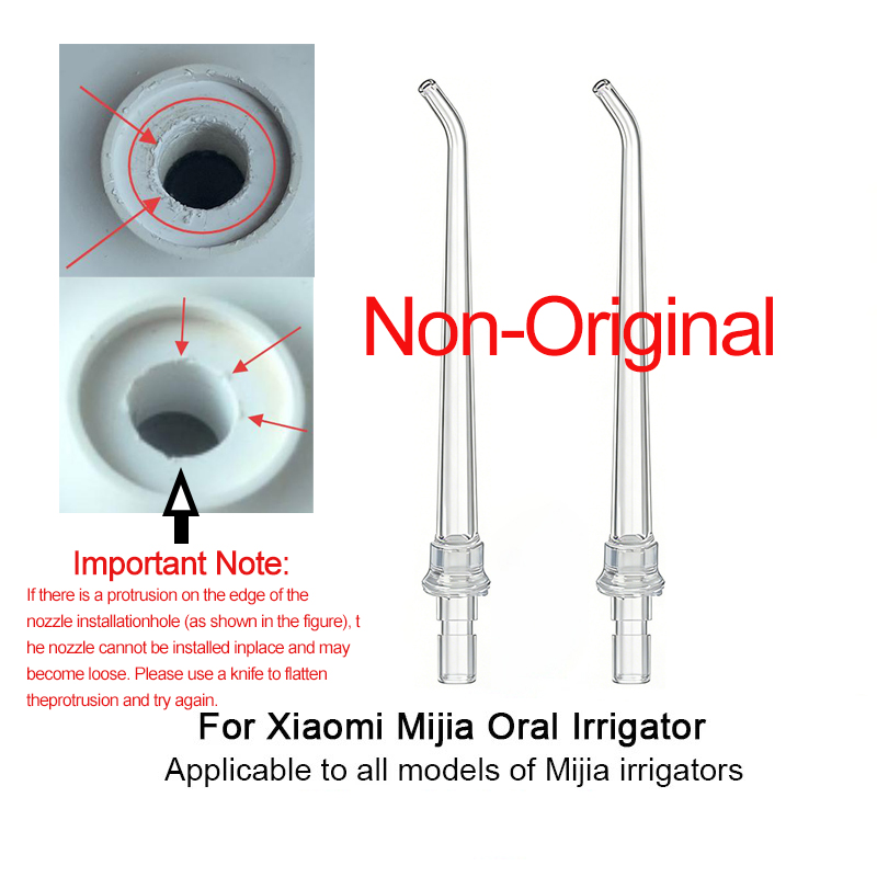 Oral Irrigator Flosser - Replacement Water Flosser Nozzles for XIAOMI