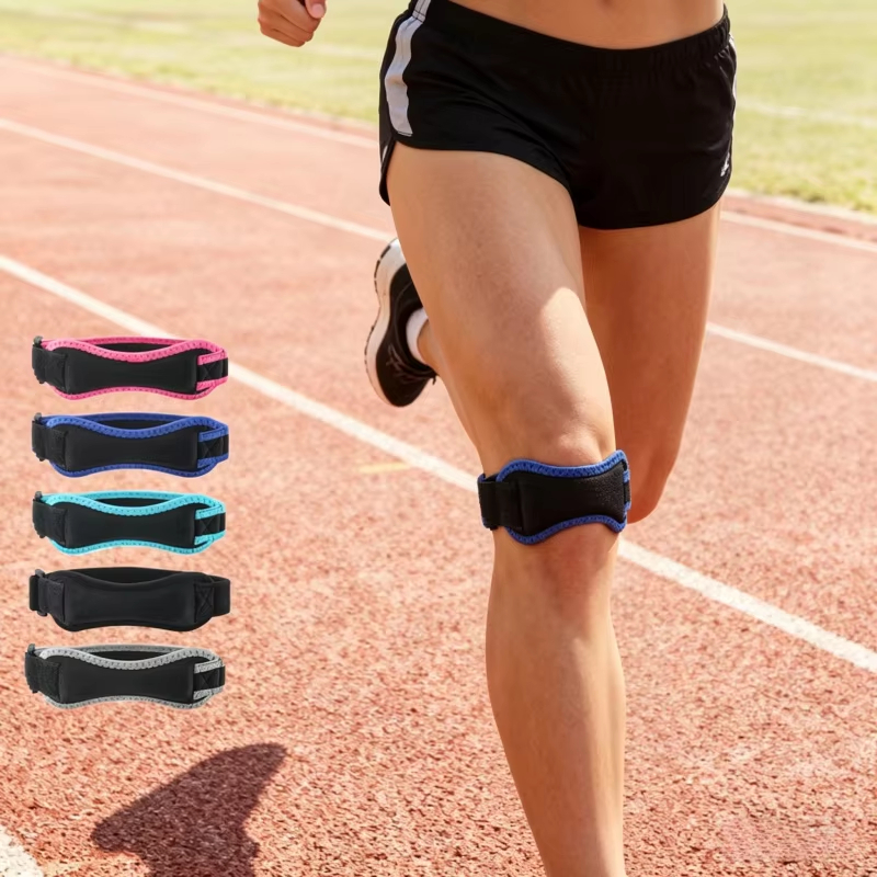 Compression Knee Sleeve - Knee Patellar Tendon Knee Support Strap