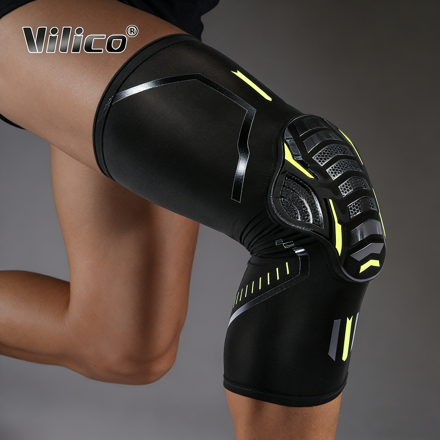 Compression Knee Sleeve - Knee Brace Compression Knee Support Shockproof