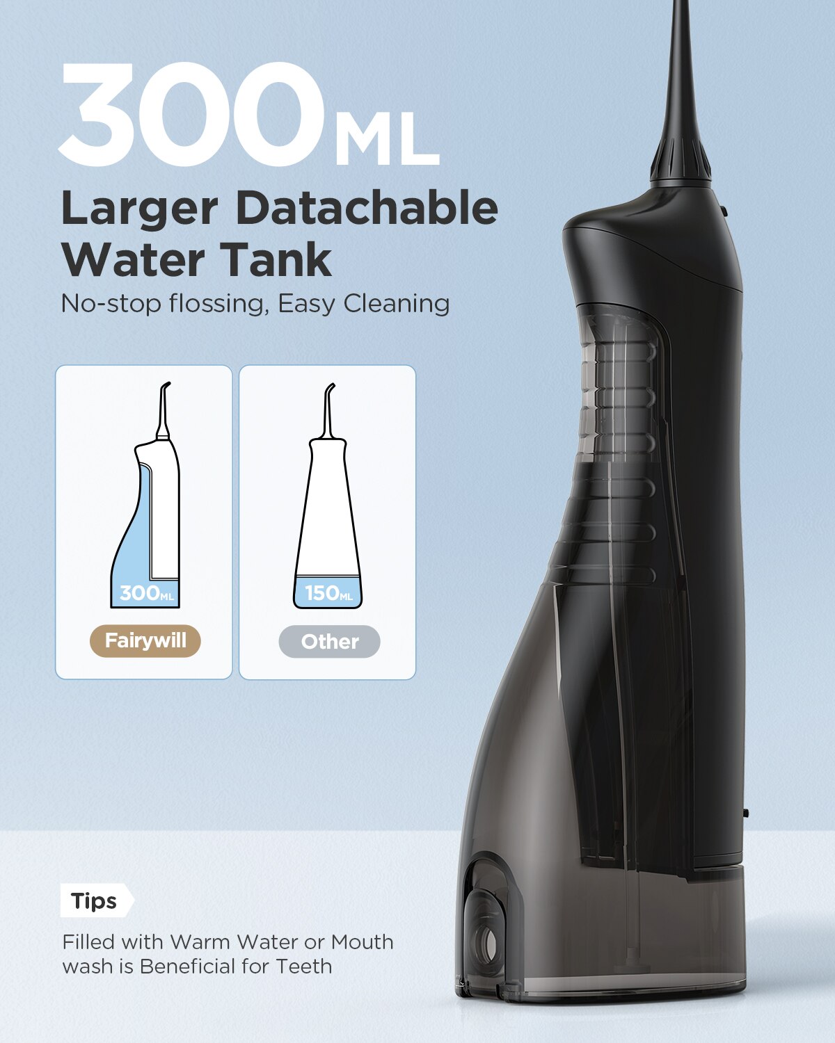 Fairywill Water Flossers Oral  - Oral Irrigator Flosser review and price
