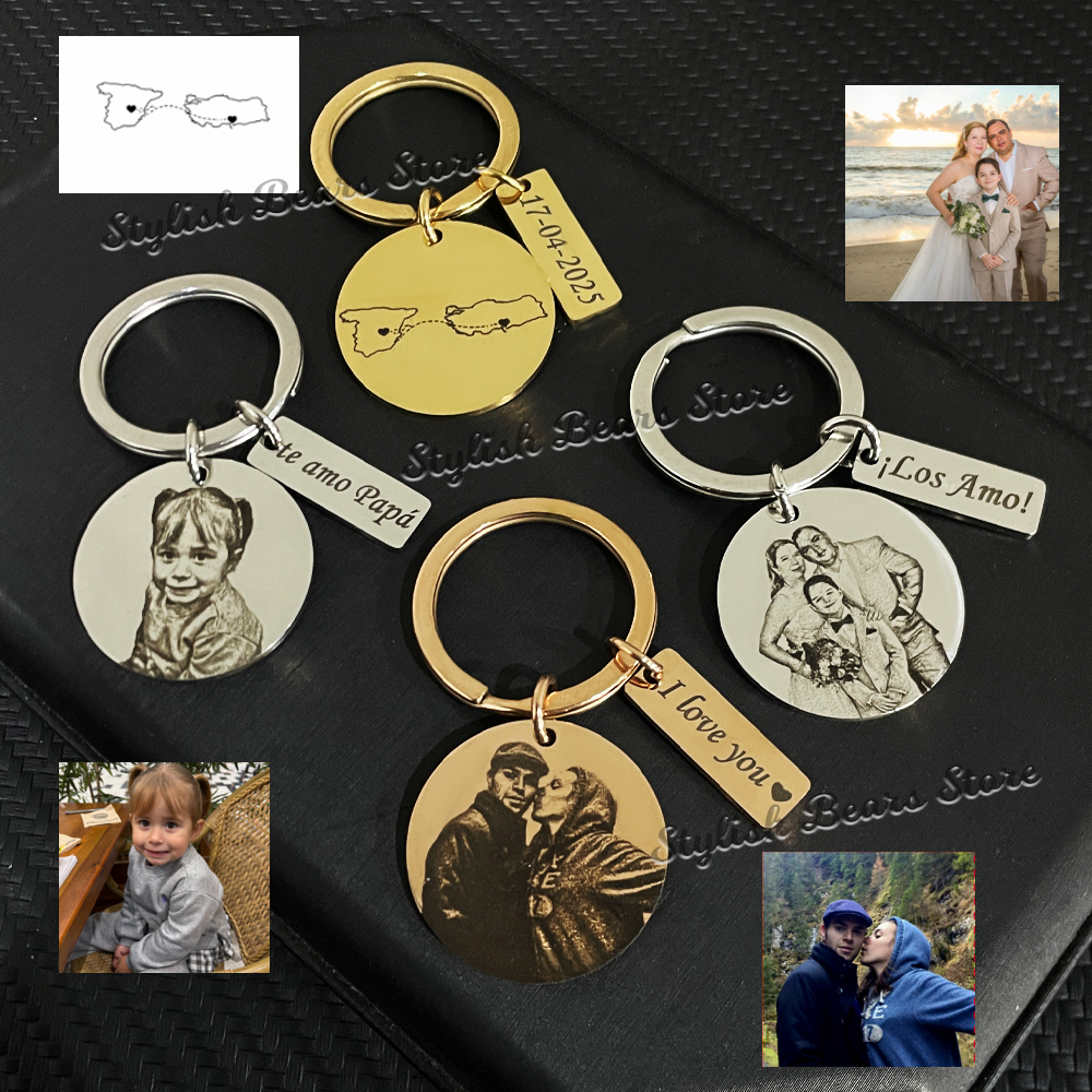 Laser Engraved Custom Photo Ke - Health Wellness Gifts review and price