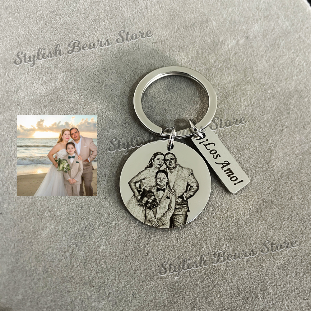 Laser Engraved Custom Photo Ke - Health Wellness Gifts review and price