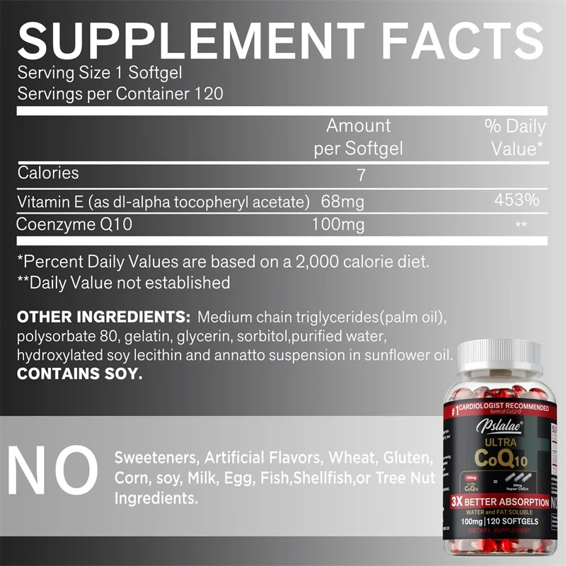 120 Coenzyme Q10 Capsules Prov - Health Wellness Gifts review and price