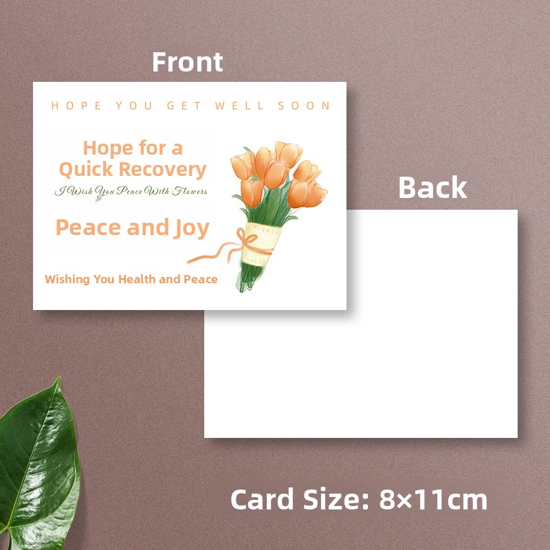 Get Well Soon Flower Bouquet C - Health Wellness Card review and price