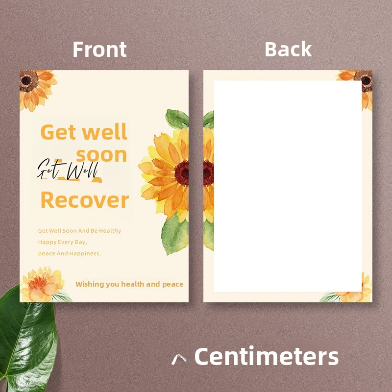 Get Well Soon Flower Bouquet C - Health Wellness Card review and price