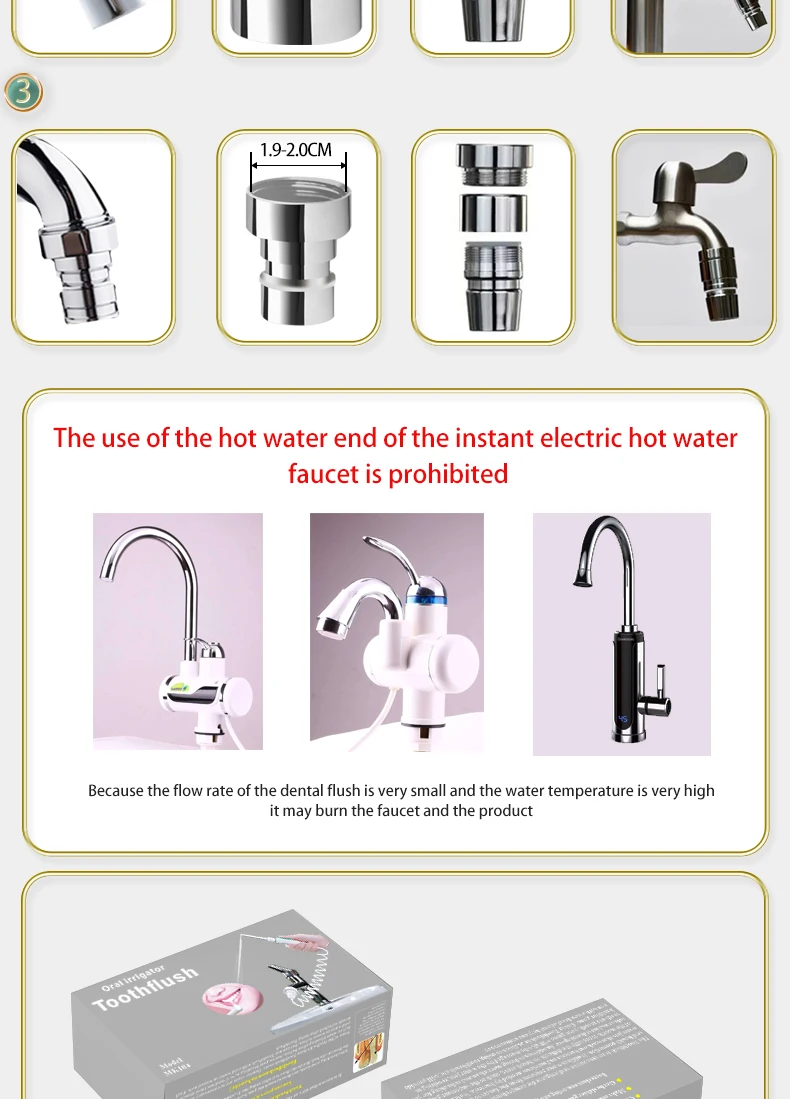 Water Dental Flosser Faucet Or - Oral Irrigator Flosser review and price