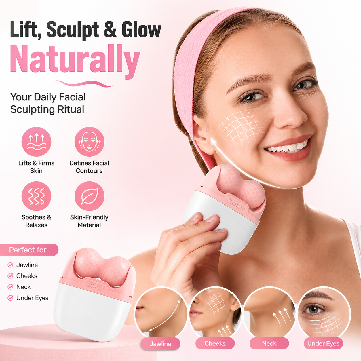 Ice roller, double-sided ice w - Ice Roller Face Cold review and price