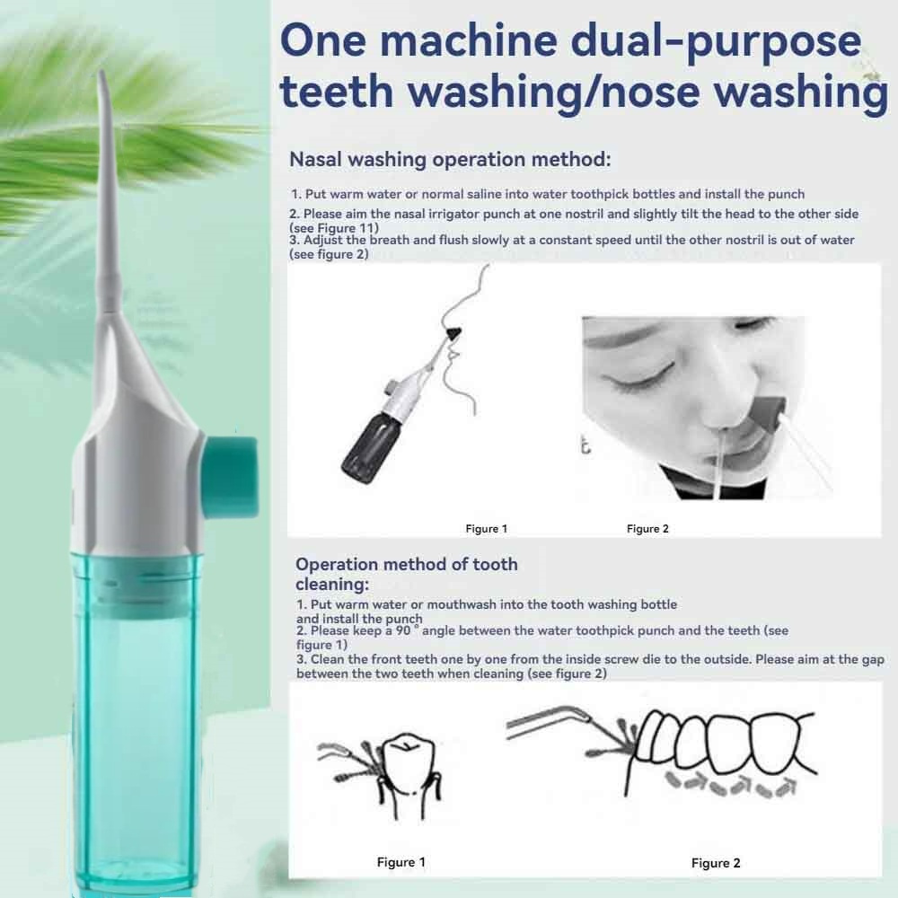 Manual High-Pressure Water Flo - Oral Irrigator Flosser review and price