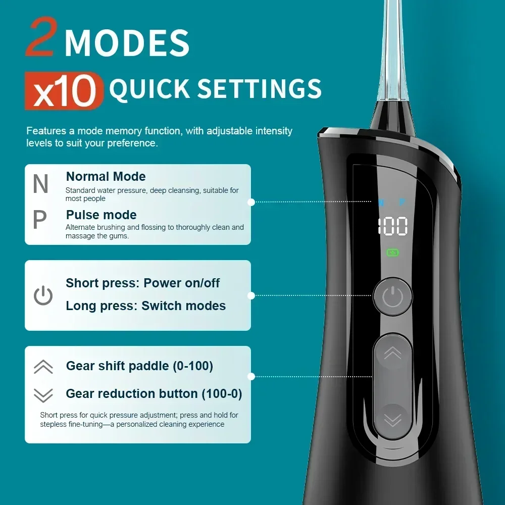 Professional Cordless Water Fl - Oral Irrigator Flosser review and price