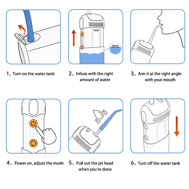 Water Flosser IPX7 Cordless Or - Oral Irrigator Flosser review and price